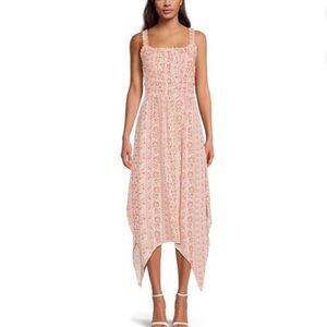 No Boundaries  Sleeveless Hanky Hem Dress